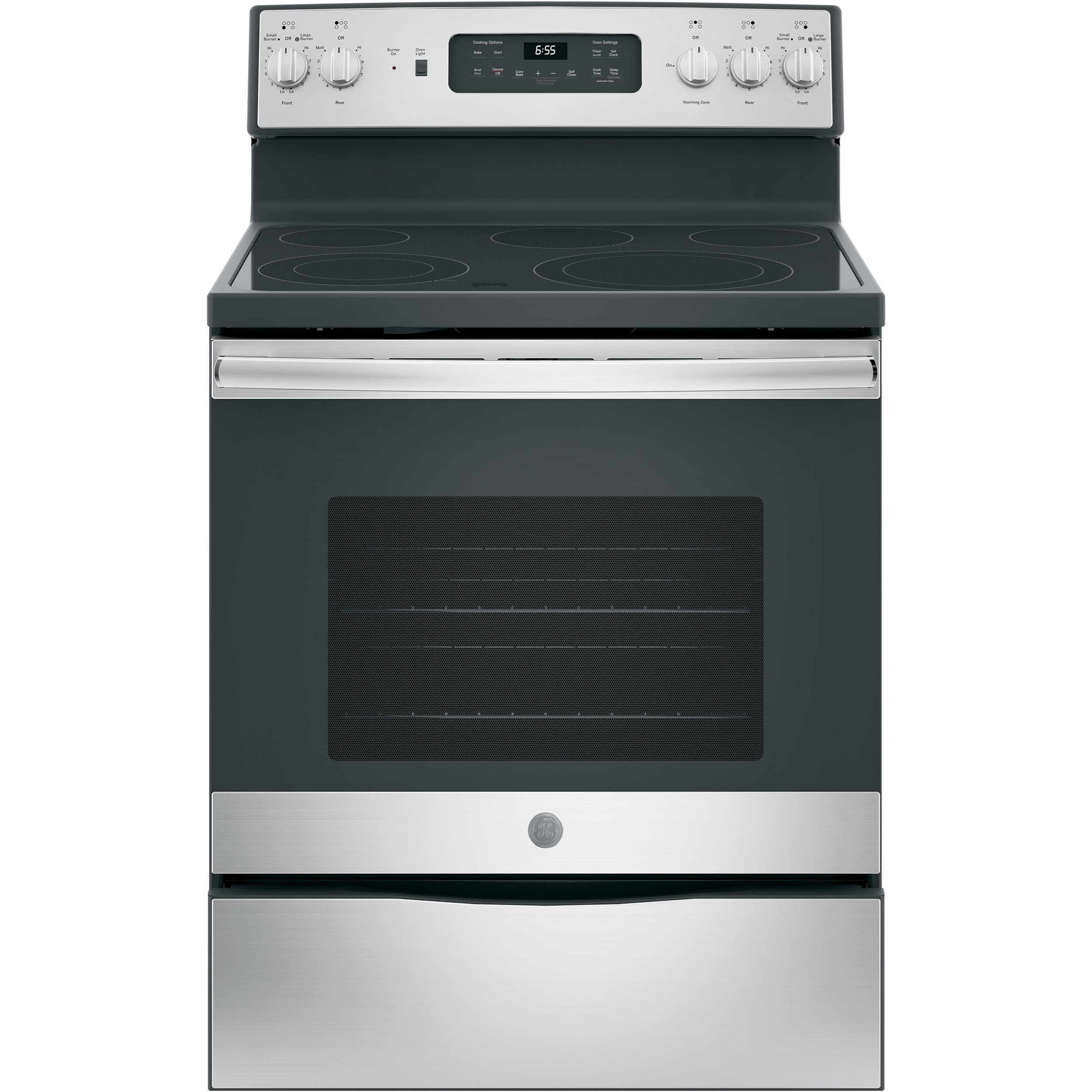 GE Appliances JB655YKFS 30" FreeStanding Convection Electric Range